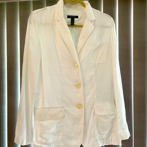 Lauren/ Ralph Lauren linen blazer size 10 - White